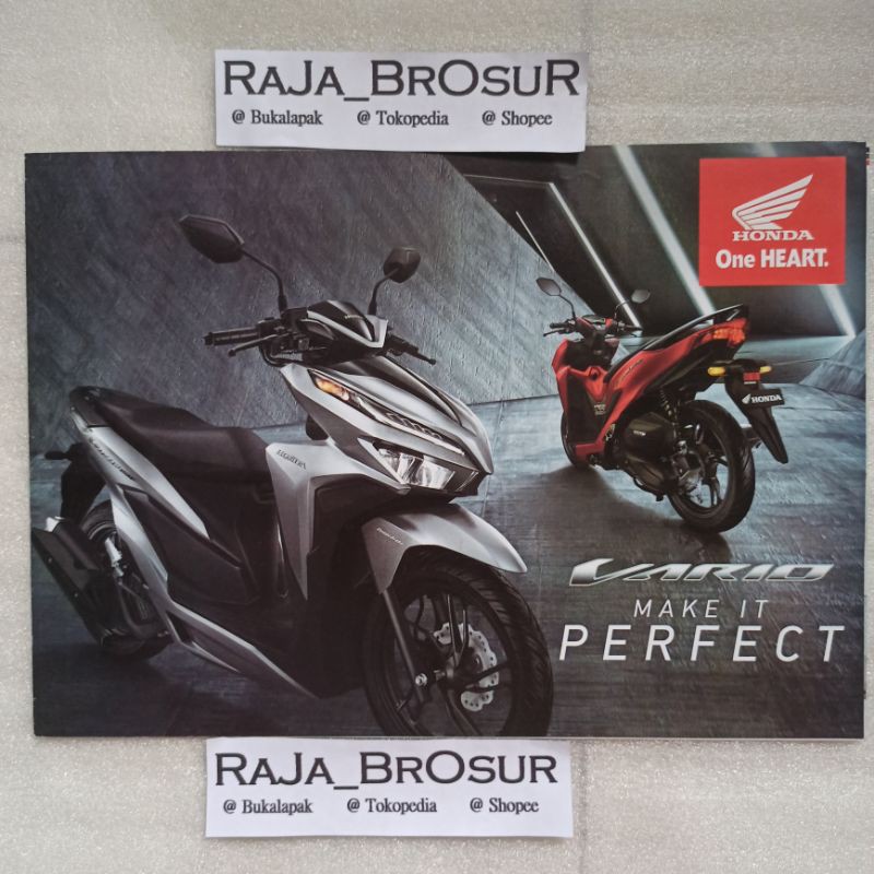 Poster brosur katalog leaflet Honda Vario150 Vario 150 2018