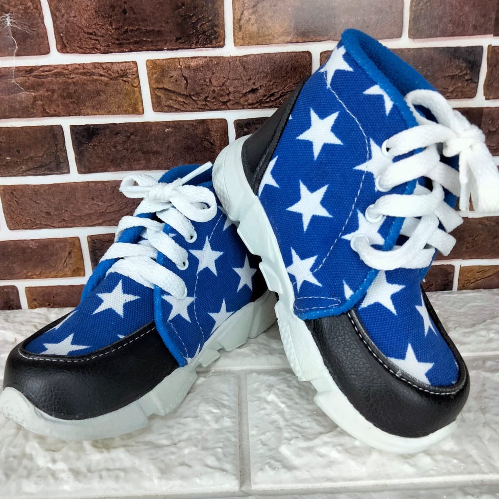 mandirishoesstore-SEPATU BOOTS BINTANG ANAK USIA 1-3 TAHUN CAY23