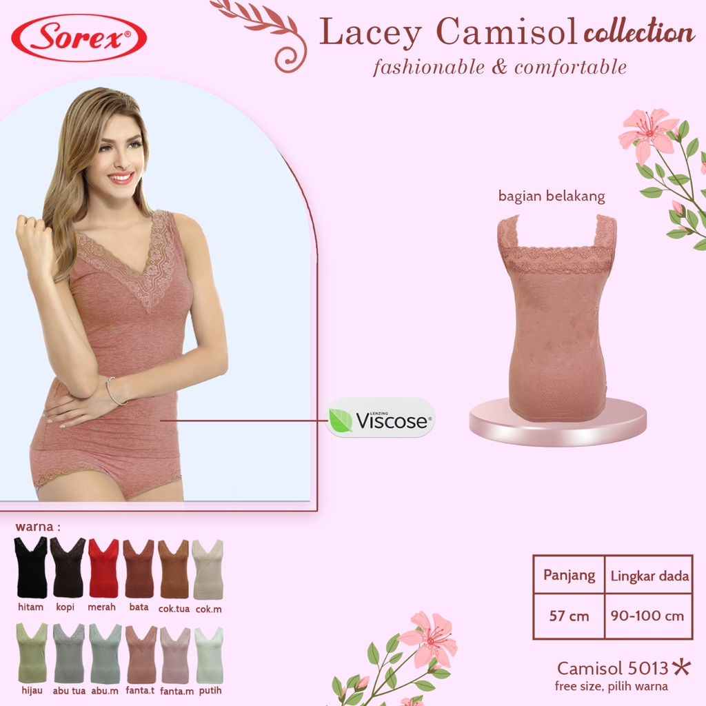 SINGLET TANKTOP CAMISOLE 5013 SOREX