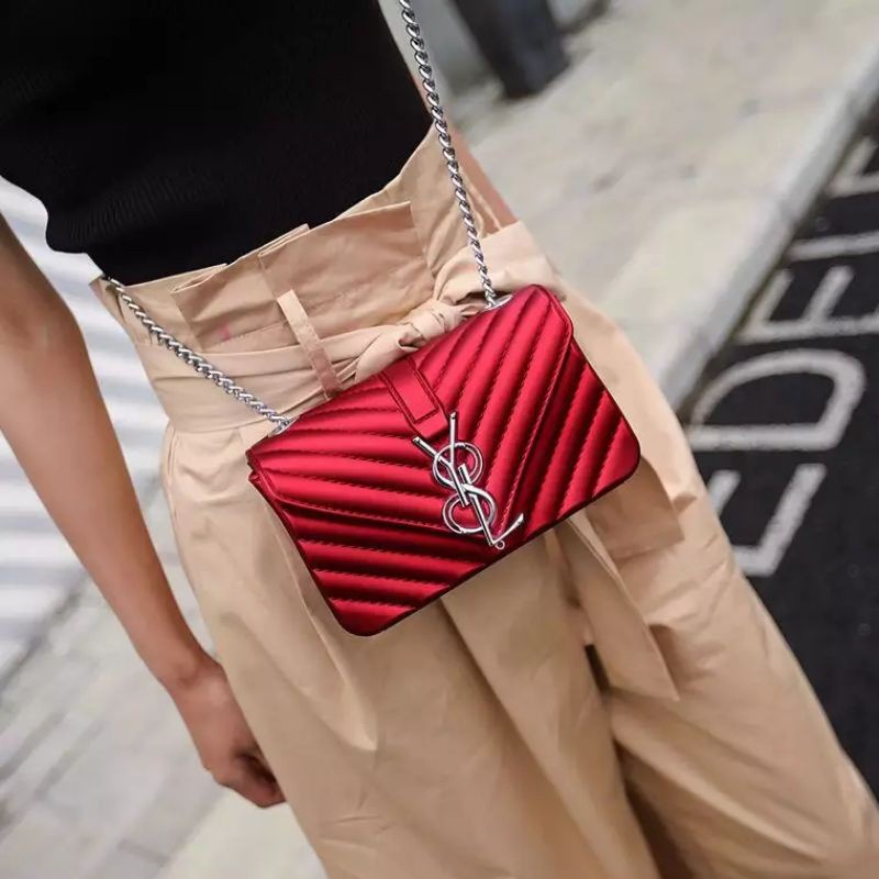 YBS PREMIUM Tas jelly matte/Tas Wanita logo SYL  free syal dan pong&quot; 9072