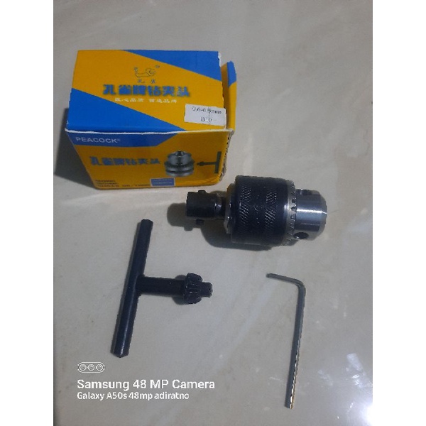 kepala bor B10  6.5mm dan konektor b10 as 5mm