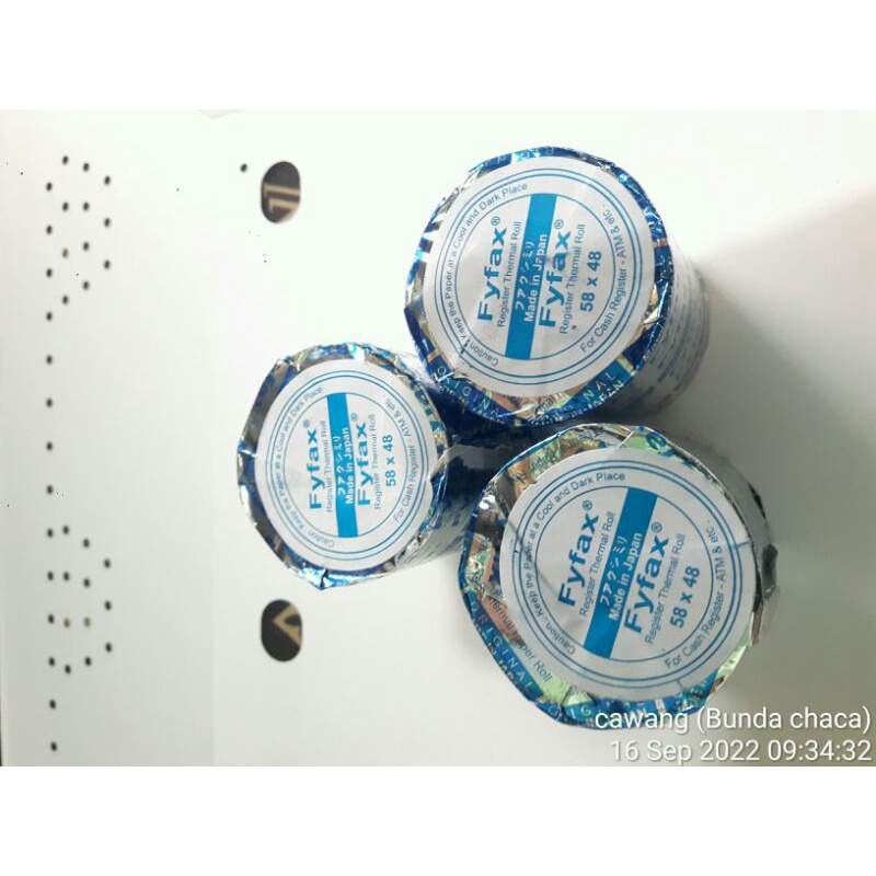 

Kertas Thermal 58×48 Fyfax /Telstruk Kasir 58×48mm fyfax