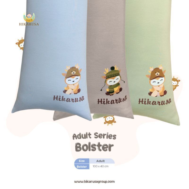 Hikarusa Case Pillow Bolster Adult Series - Sarung Bantal Dan Guling Dewasa