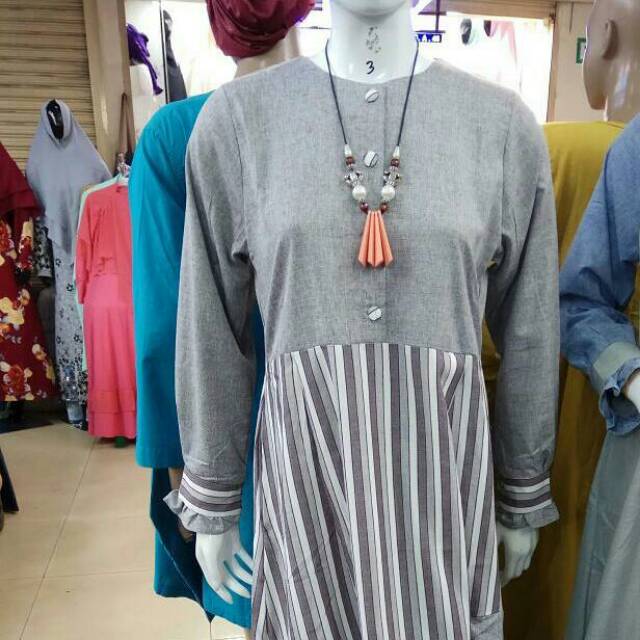 Gamis garis garis
