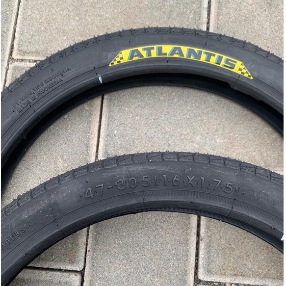 PROMO !!! Ban Luar Sepeda Bmx Lipat Lipet Ukuran 16 X 1.75 Atlantis Kingland