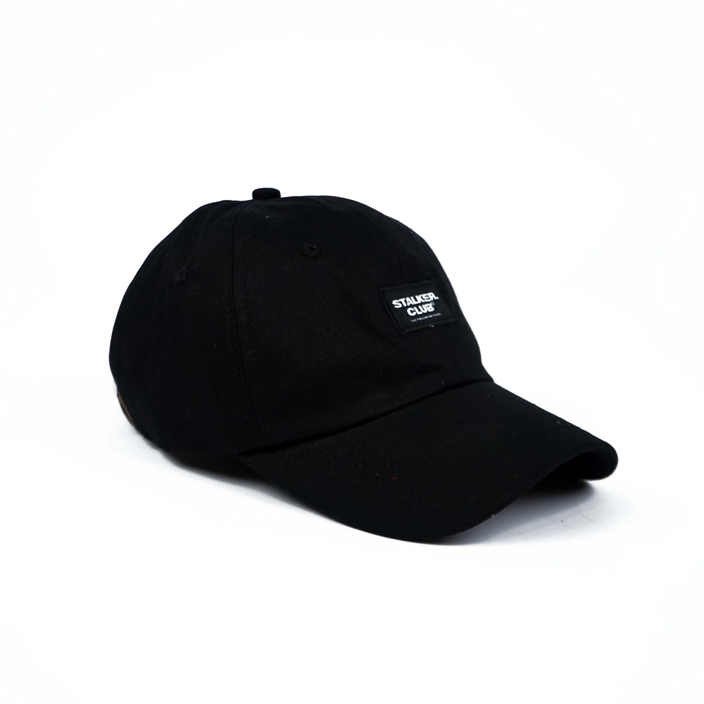 Stalker Black Basic Polo Cap