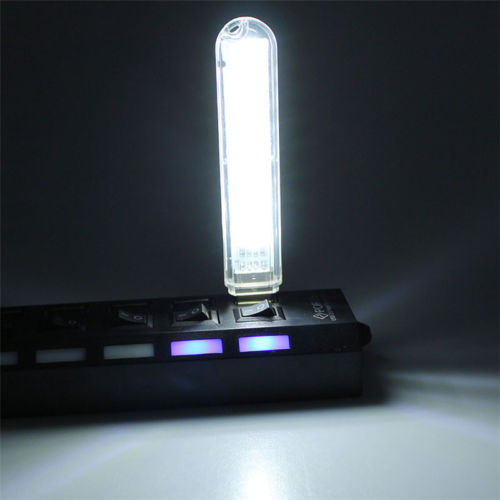 Hot Sale/Lampu Buku LED Mini Portable USB/Lampu Buku Baca DC5V Ultra Bright/Lampu Malam USB Warm White