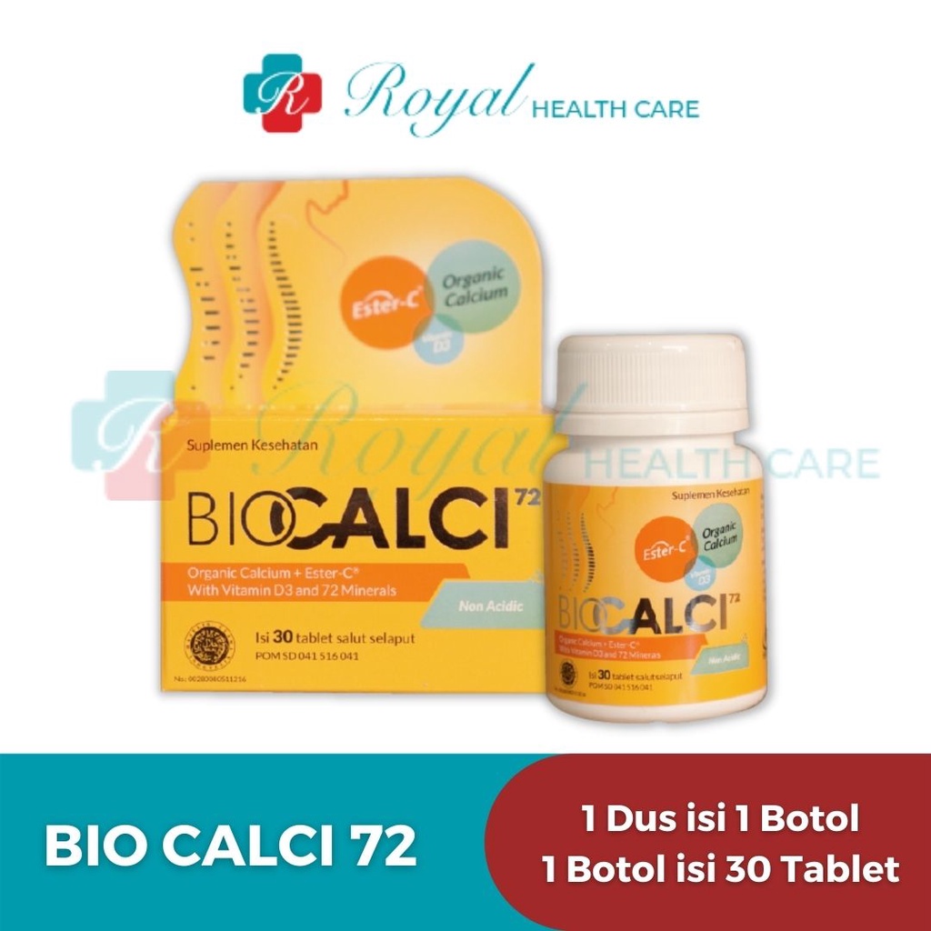 BioCalci 72 - 30 TABLET UNTUK MEMELIHARA KESEHATAN TULANG