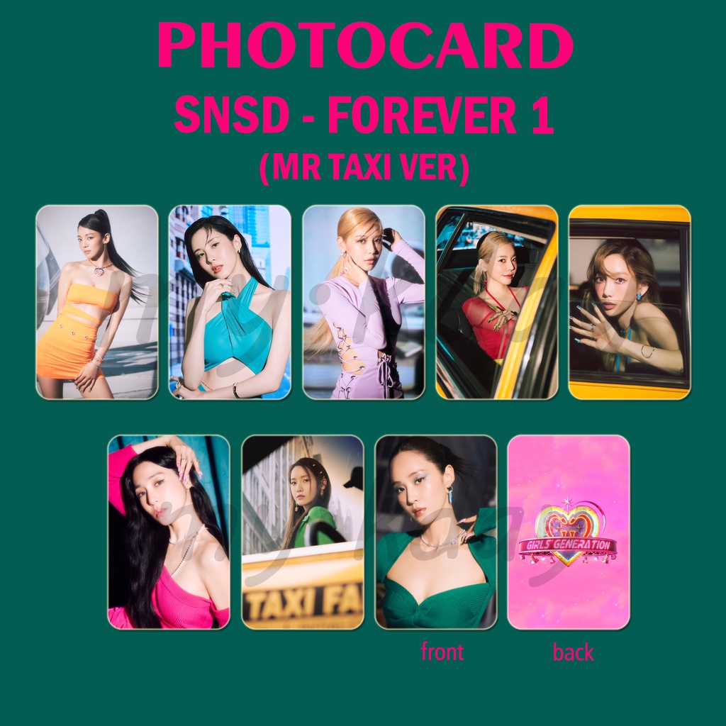 PC-0970, Unofficial Photocard Girls Generation - SNSD Forever 1 (Mr Taxi Ver.) 2 sisi