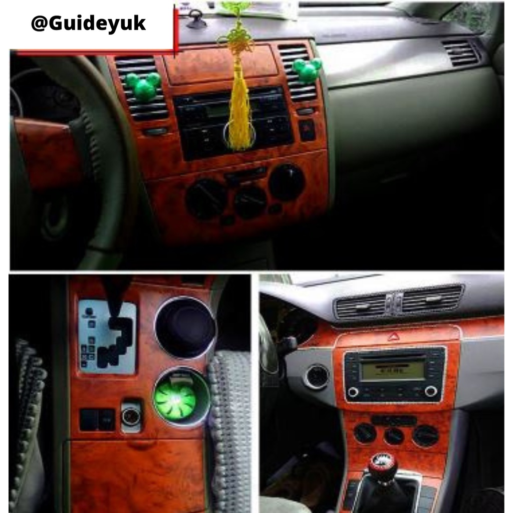 30x100 cm Car Stickers Wood Grain Interior Trim Cover Car Styling Change Color Film/Stiker Interior Mobil Motif Kayu