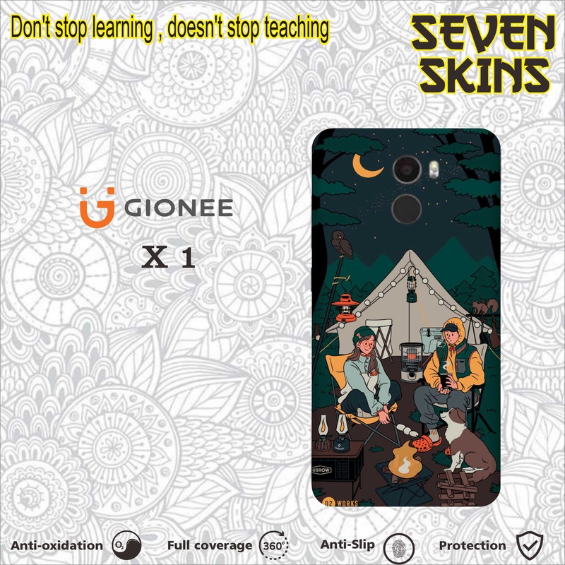 SKIN HANDPHONE DAPAT 2 PCS  GIONEE X1 CAMPING