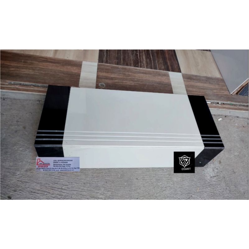 granit tangga 30x80 dan 20x80 kombinasi