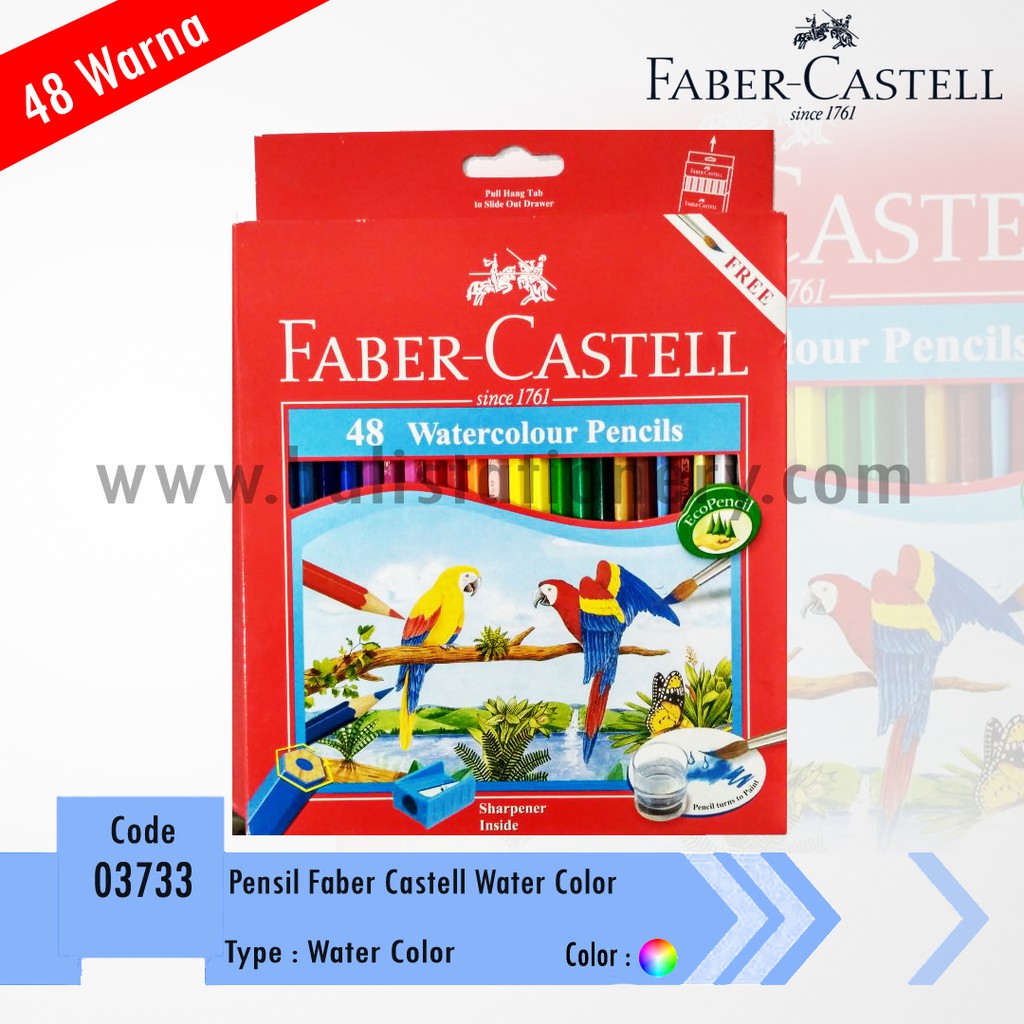 

Pensil Faber Castell Water Color 48 Warna