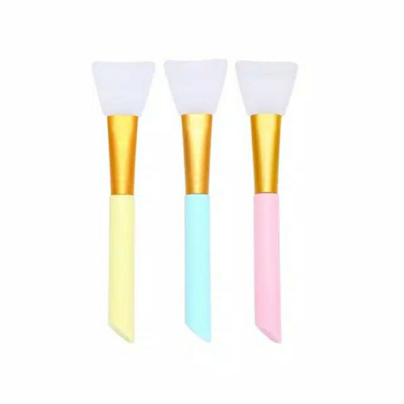 SILICONE BRUSH KUAS MASKER SILIKON SPATULA MASKER SENDOK MASKER