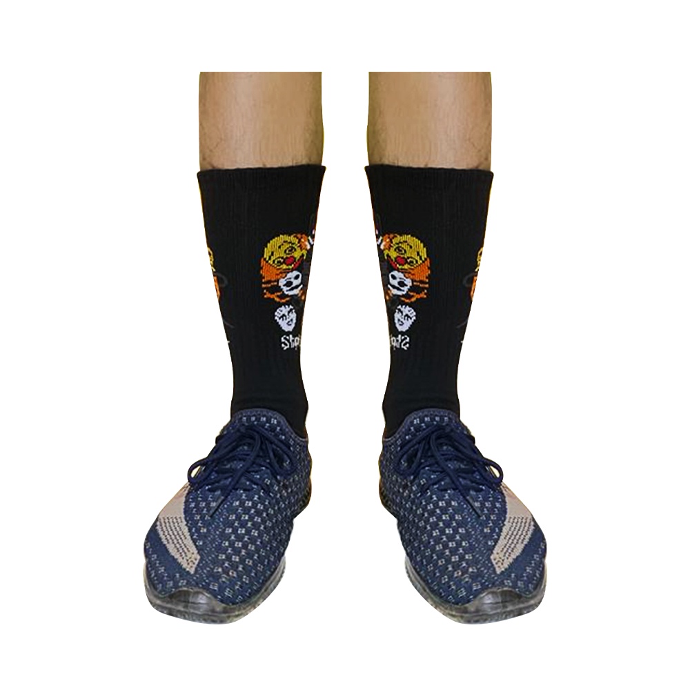 Kaos Kaki Band Metal Slipknot Socks Skate Old School Sekolah Kerja Motif