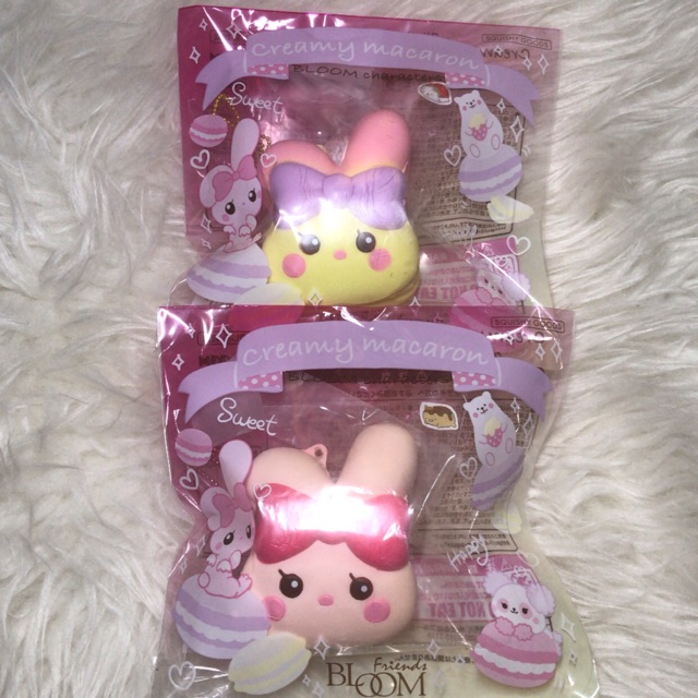 squishy ibloom angel bunny macaron