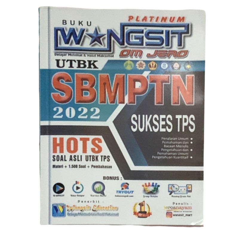 Buku Wangsit Om Jero UTBK SBMPTN 2022 Termurah ORI