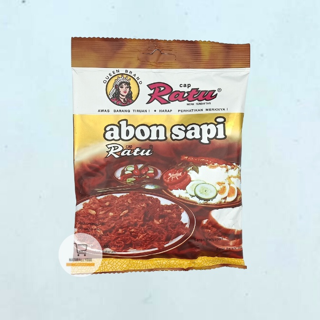 Abon Sapi Original Cap Ratu 90gram Asli Queen Brand Meat Floss