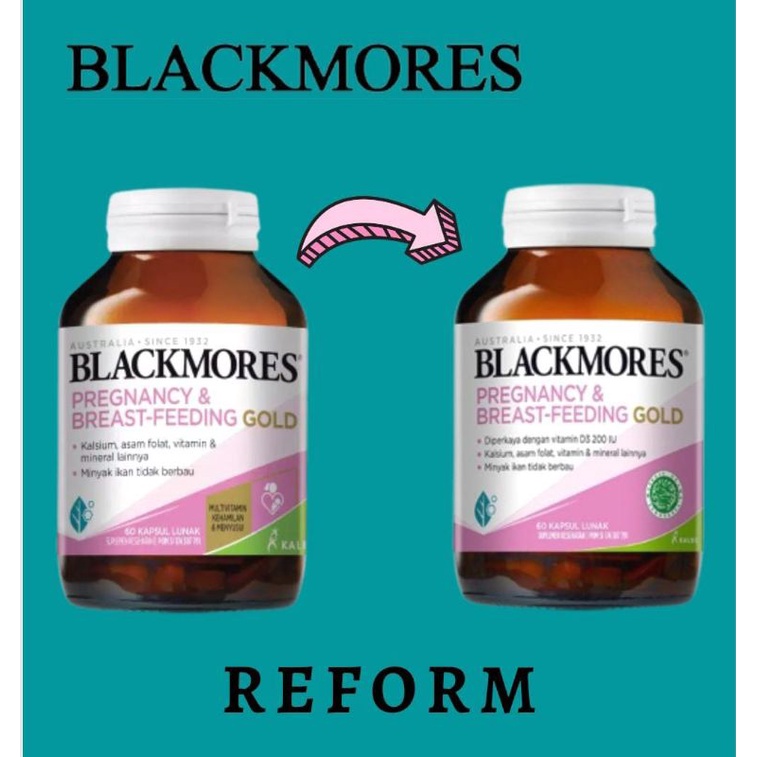 BLACKMORES PREGNANCY &amp; BREAST-FEEDING GOLD - ISI 60 KAP