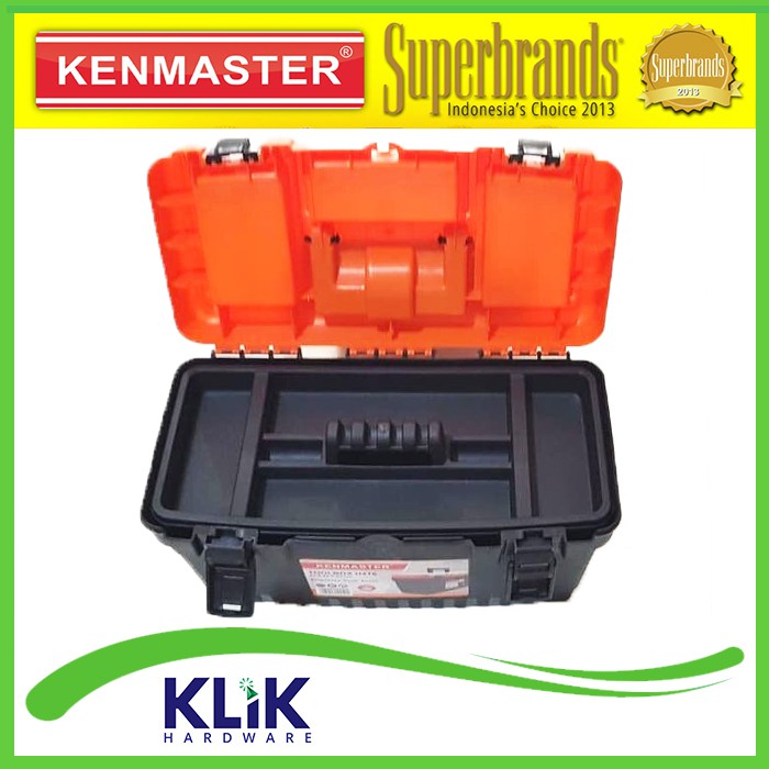 Kenmaster Tool Box PVC H 415 - Kotak Perkakas 41 x 22 x 25 cm H415