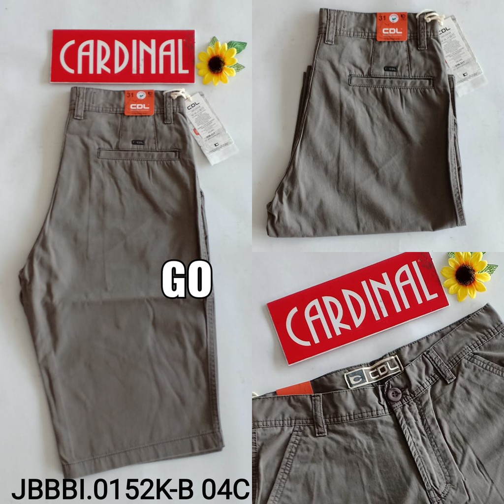 BB JBBBI CDL By CARDINAL OFFICER Celana Pendek Casual Chino Pockets Slimfit Original Katun Bermuda