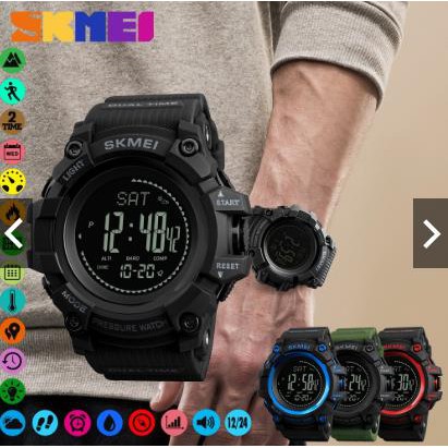 jam tangan pria original altimeter barometer Thermometer compas outdoor climbers gunung