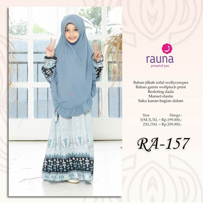 GAMIS ANAK RAUNA TERBARU 2020 ORIGINAL RA 157
