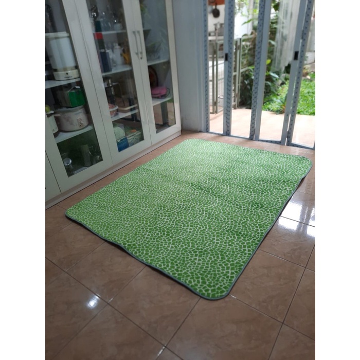 Karpet Busa FONIX Malaysia Bulu Super Lembut Anti Slip 150 x 190 Minimalis F132, Rasfur Korea-1