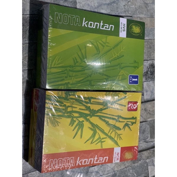 

NOTA KONTAN BAMBOO 1ply 2ply / nota kontan kecil murah