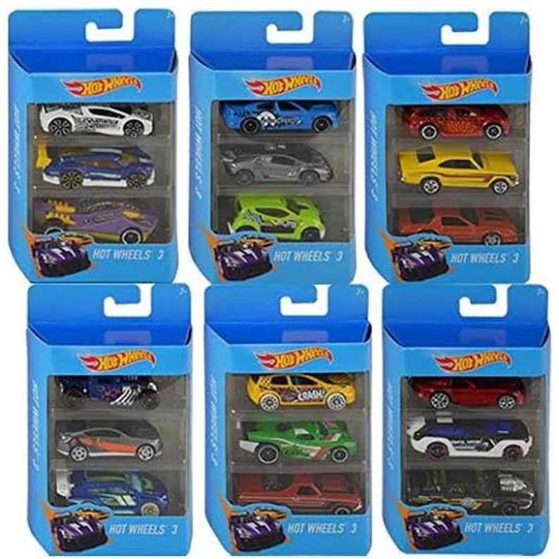 Hot Wheels Packs Isi 3 Random - Original Hot Wheels Mattel