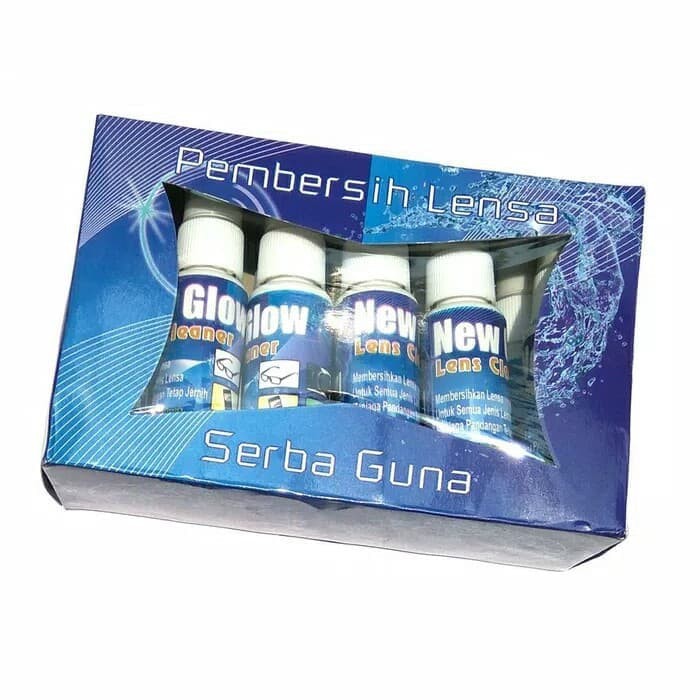 Pembersih Lensa Kacamata New Glow Lens Cleaner 12pcs