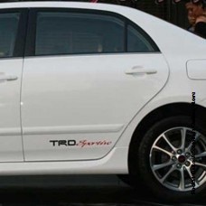 Sticker Pintu Samping Toyota TRD Sportivo Hitam