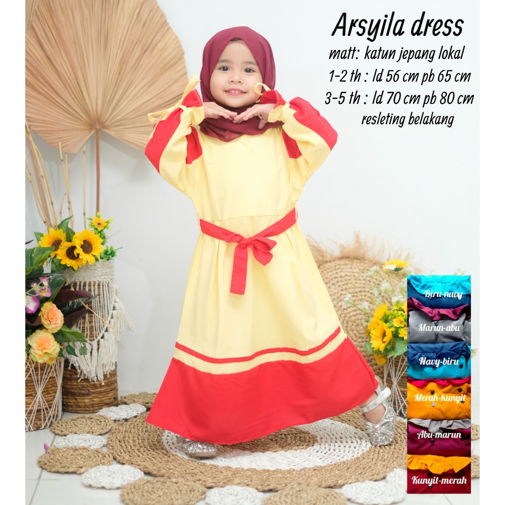 Terlaris GAMIS Anak Perempuan usia 3-5 tahun Keren