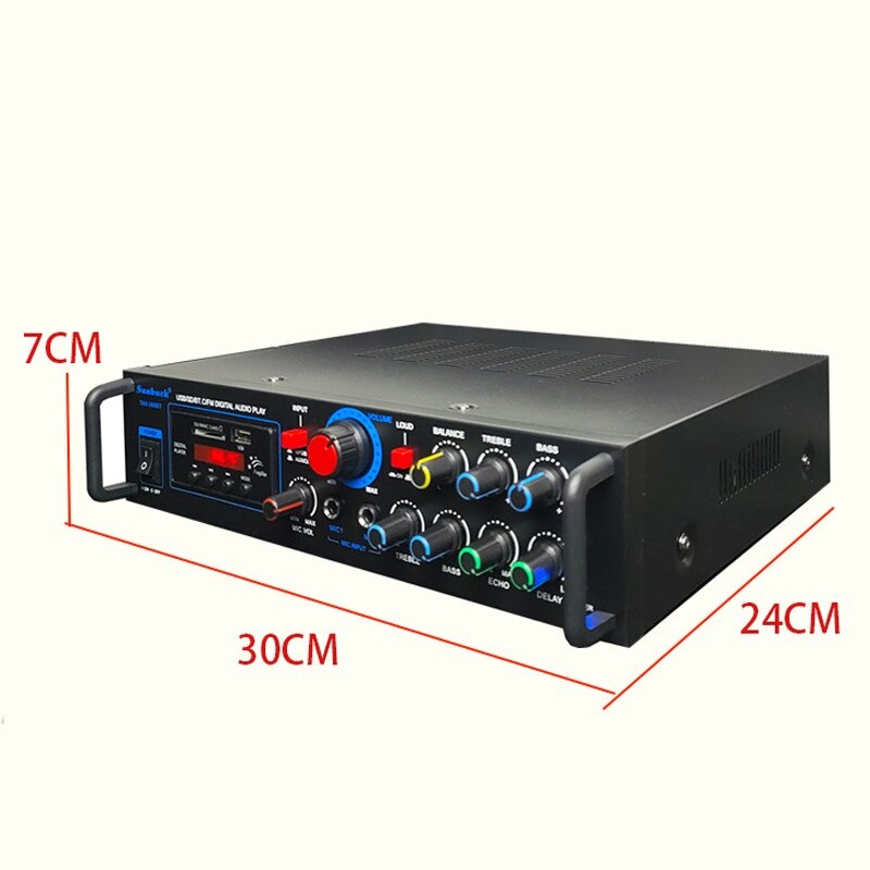 Audio Amplifier Mobil Car Bluetooth 5.0 Stereo 2 Channel 400W - TAV-368T