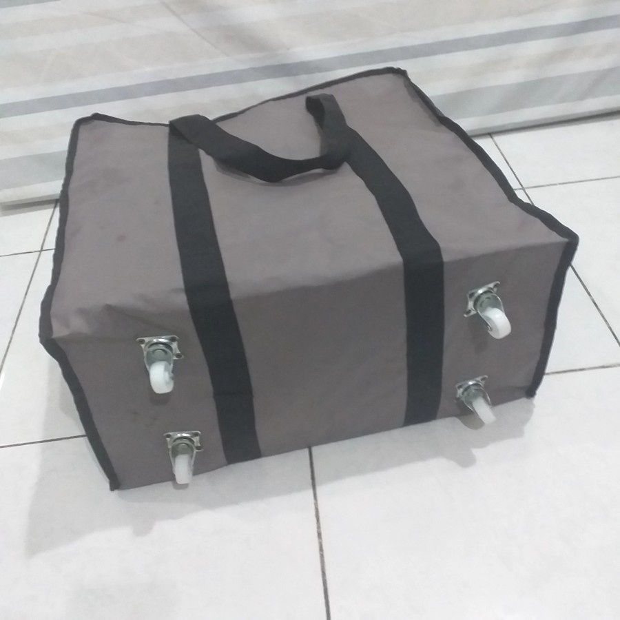 Tas Barang Roda Sedang 34x30,5x12.5 Bahan Kuat / Tas Belanja Roda