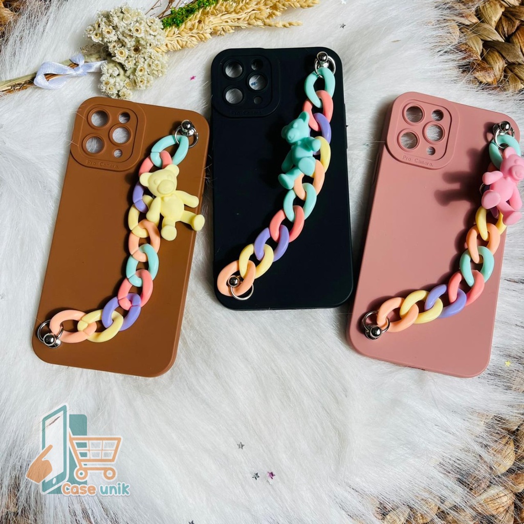 SOFTCASE PROCAMERA RANTAI REALME C1 C2 5 5I 5S C3 8 C11 C15 CS4107