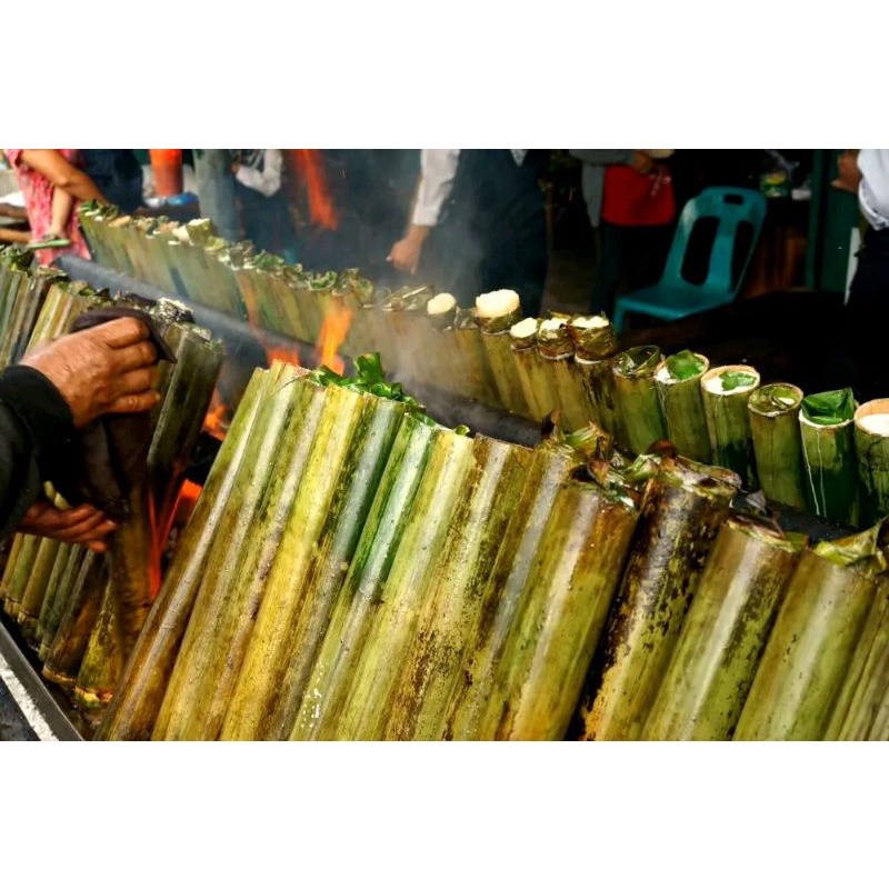 

Bambu Bakar Nasi jaha Bambu Lemang