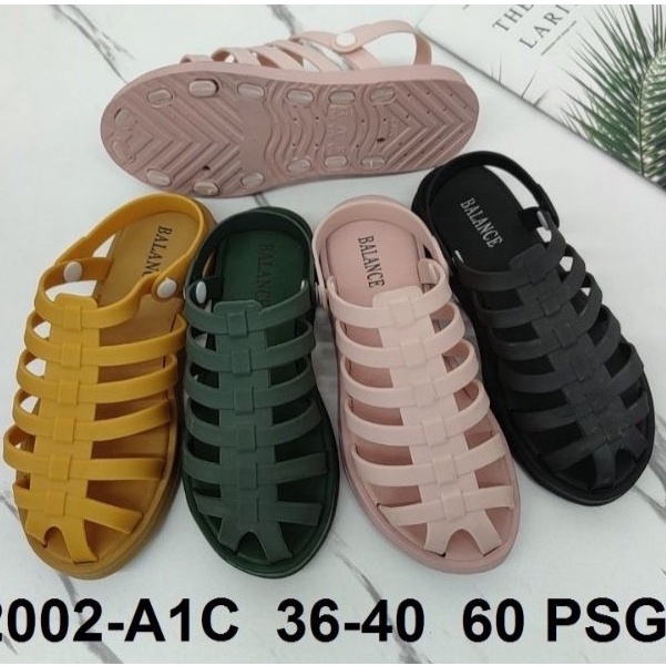 SANDAL IMPORT BALANCE 2002 A2 ORIGINAL SLOP BAHAN KARET TALI BANYAK  LENTUR TRENDY ANTI SLIP