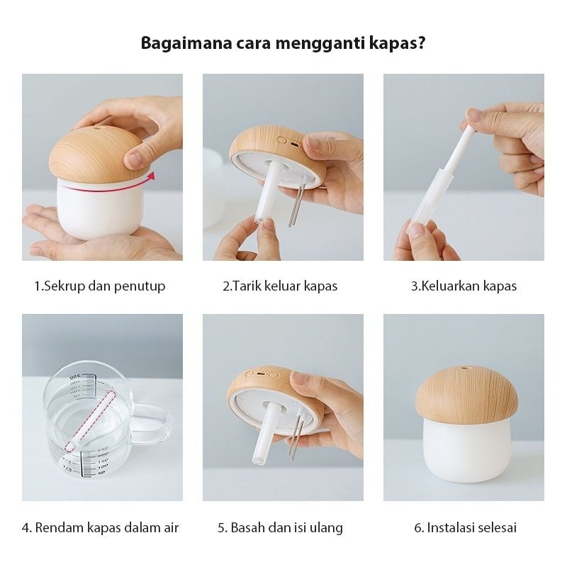 KAPAS HUMIDIFIER COTTON SWAB / FILTER DIFFUSER HUMIDIFIER KAPAS GANTI SUMBU / FILTER UNTUK HUMIDIFIER DIFFUSER PURIFIER COTTON KAPAS