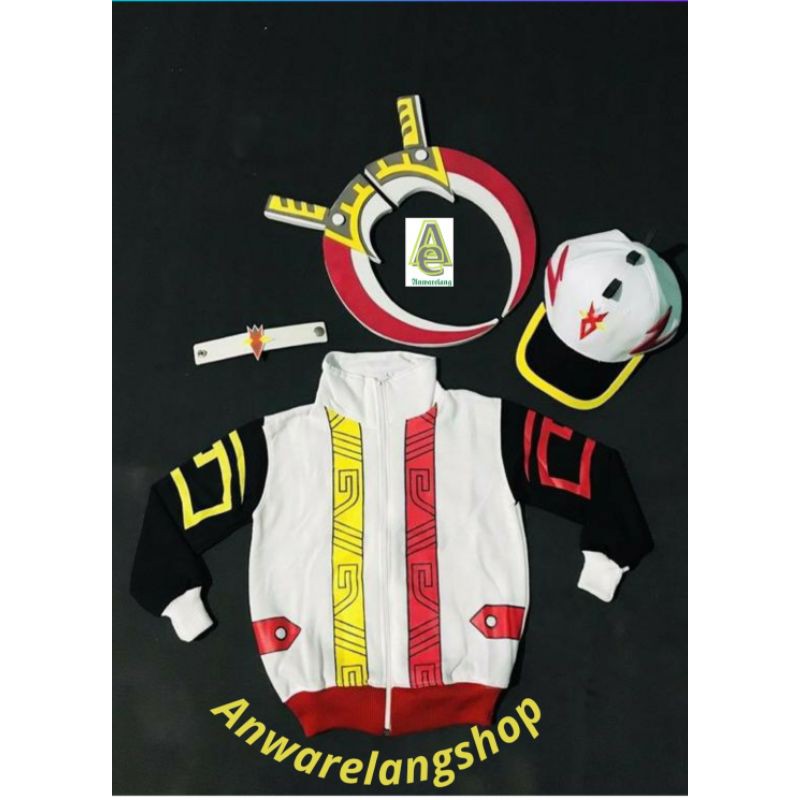 KOSTUM BOBOIBOY SUPRA/JAKET BOBOBOY SUPRA SET 2 PEDANG