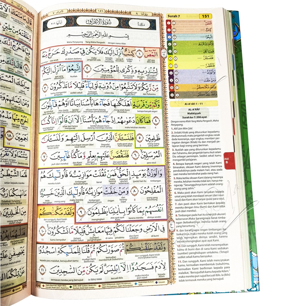 Al Quran Hafazan A5 HC Perkata Muslimah Terjemah - Al Qosbah