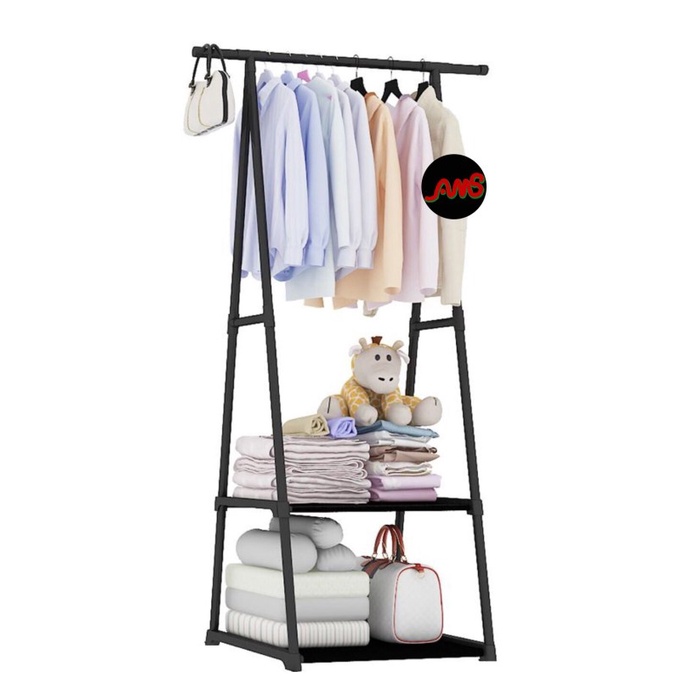 Stand Hanger Murah Kokoh Plastik Double Baju Tempel Z1I4 Tebal Premium Tinggi Topi Triangle Portable Kayu Pendek New Laundry Single Toko Kotak Double Tembok Besi Gantungan Tas Multifungsi Mini Aesthetic Promo Gawang Lucu Lipat Tertutup