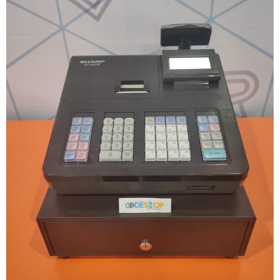 Cash Register Sharp XE-A 207 Mesin Kasir Garansi Termurah