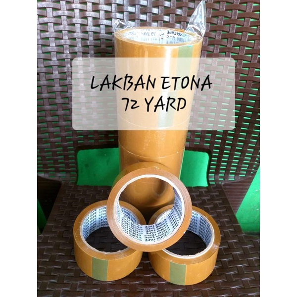 

Isolasi coklat 72 yard ETONA // lakban coklat // lakban lengket murah