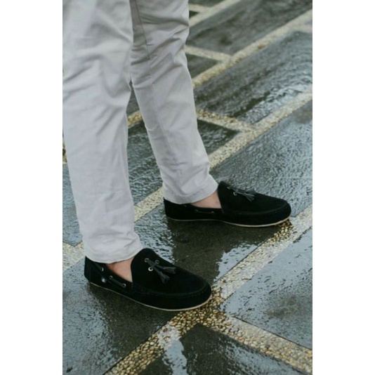 HARALD | Sepatu Loafers Pria Kasual Kulit Suede Original Sepatu Santai Cowok