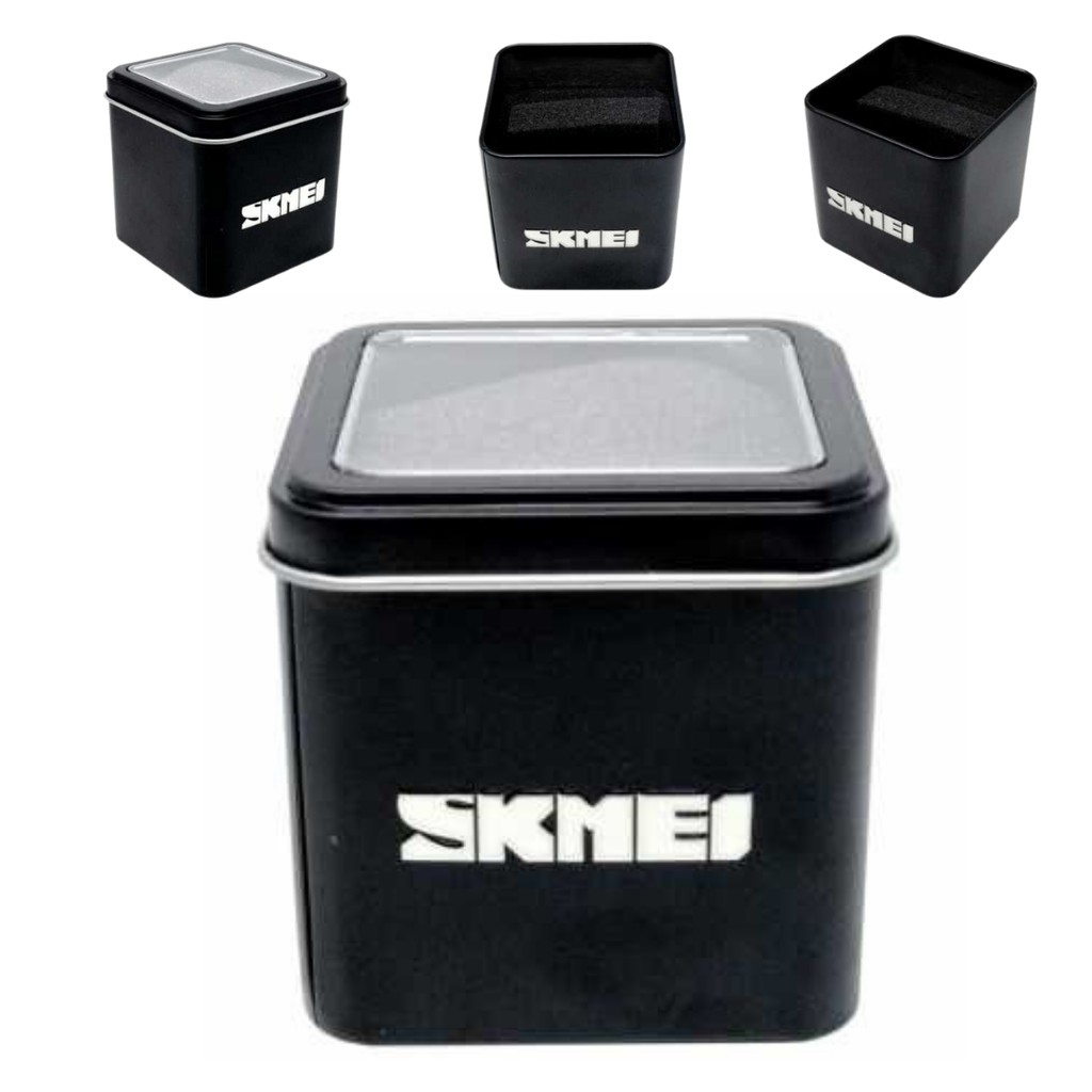 Kotak jam SKMEI / Box SKMEI  / Tempat JAM SKMEI (KALENG) / kaleng SKMEI