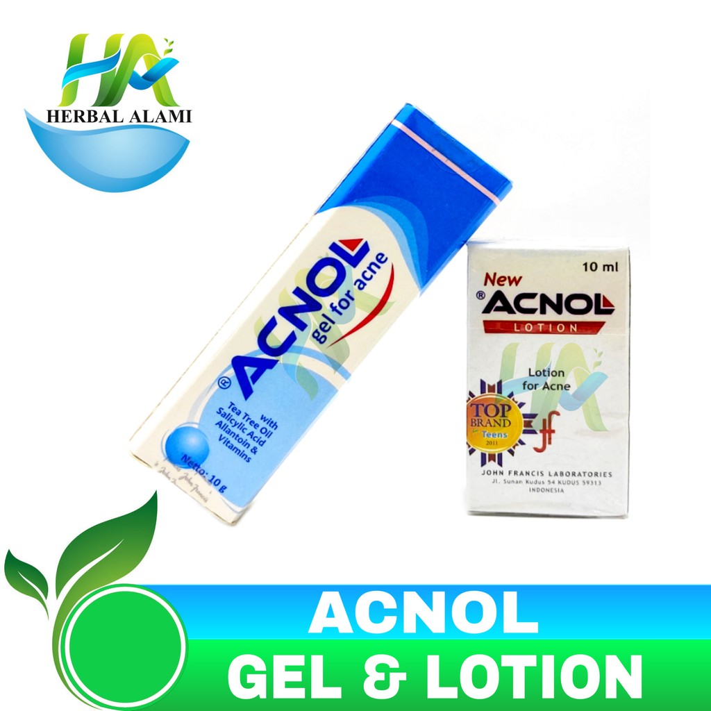 Acnol Lotion &amp; Acnol Gel - obat jerawat