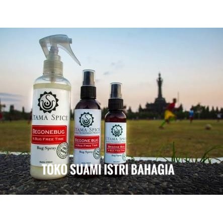 Anti Nyamuk Spray 100 ml Begone Bug Utama Spice Alami Ampuh dan Wangi