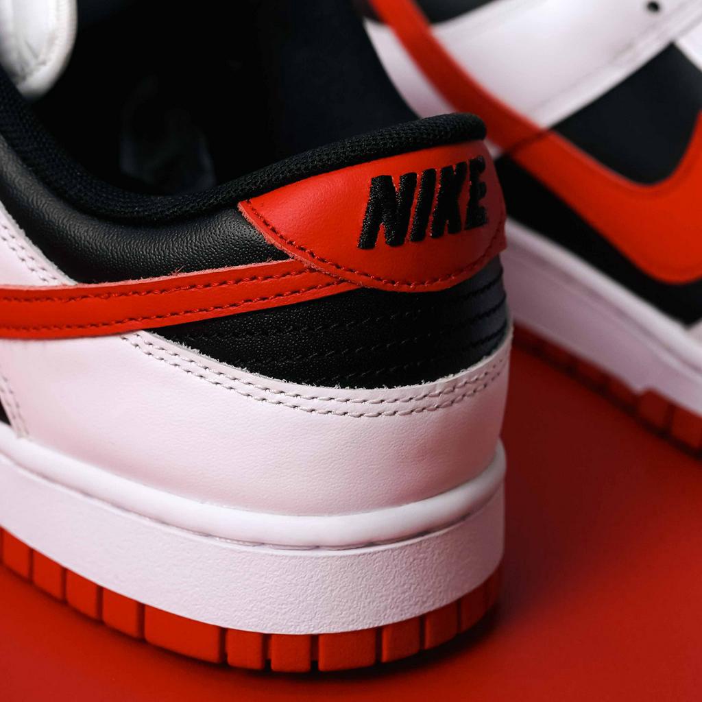 Dunk Low White Black University Red Men