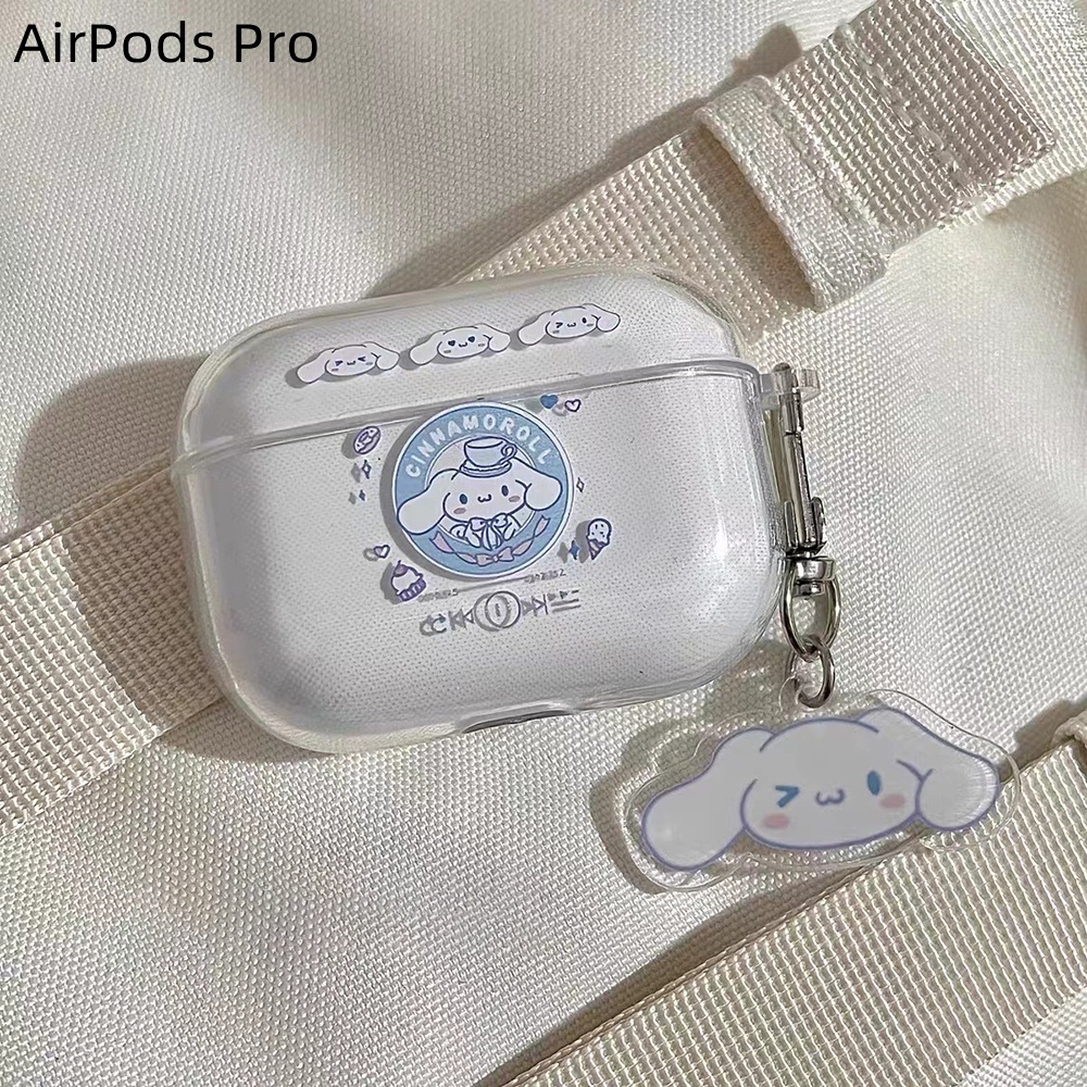 【COD Tangding】Soft Case Pelindung Headphone Transparan Motif Anjing Melody